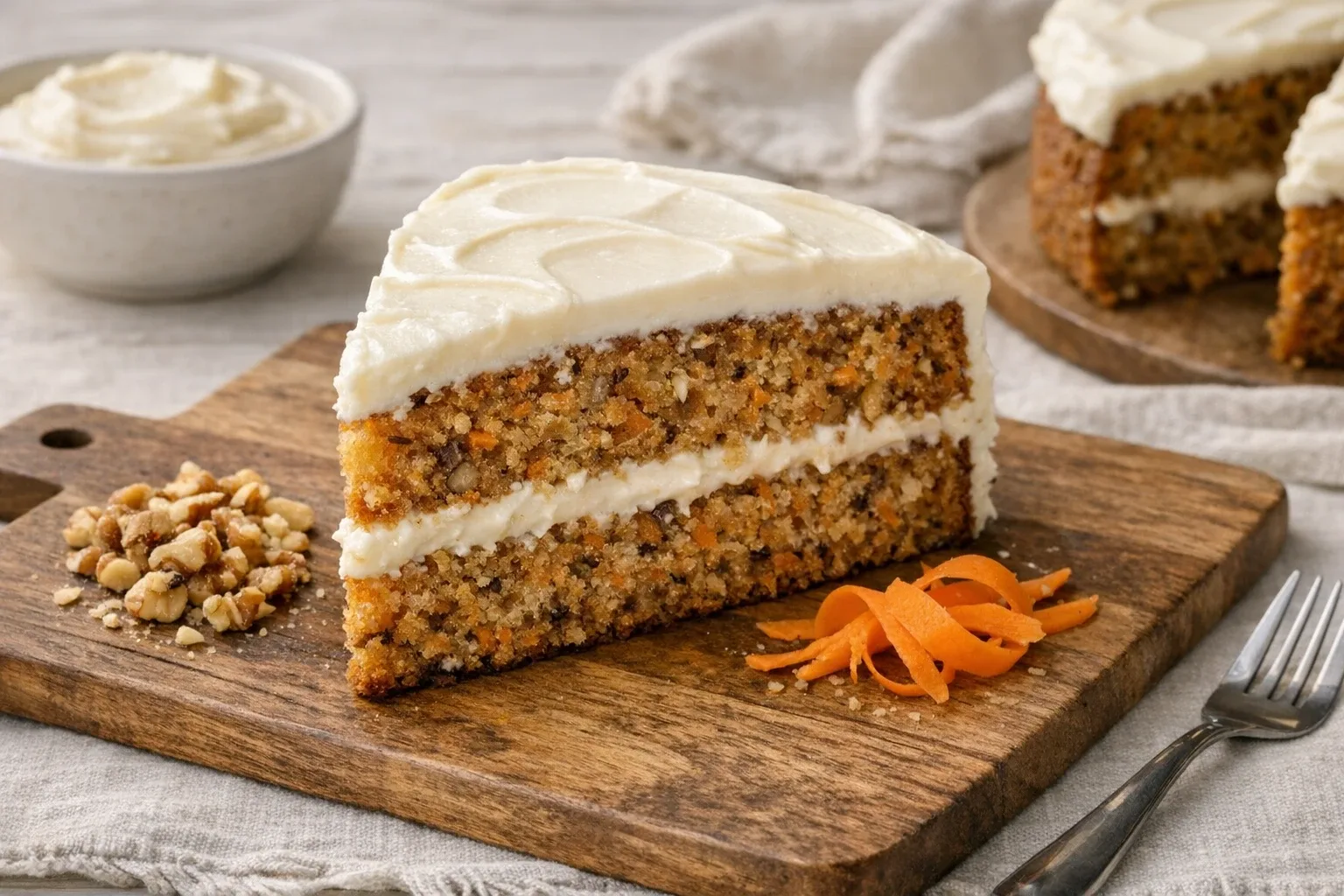 Moist Classic Carrot Cake with Cream Cheese Frosting