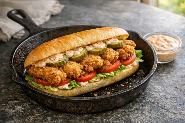 Southern Buttermilk Fried Catfish Po' Boy