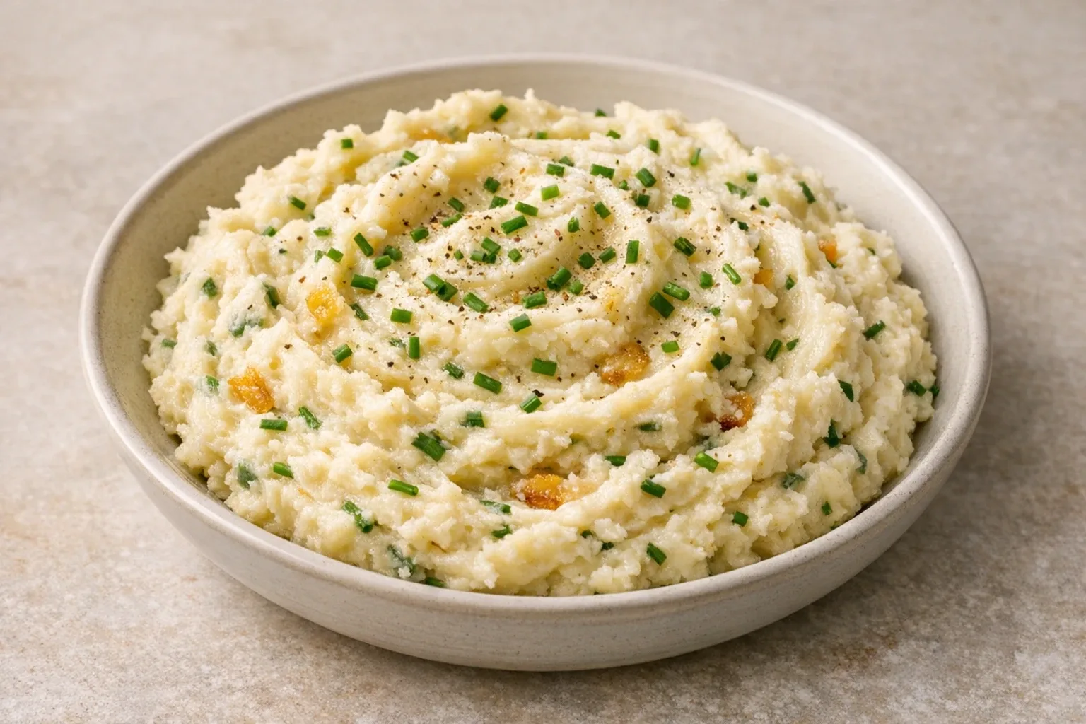 Southern-Style Buttermilk Mashed Potatoes with Garlic and Chives