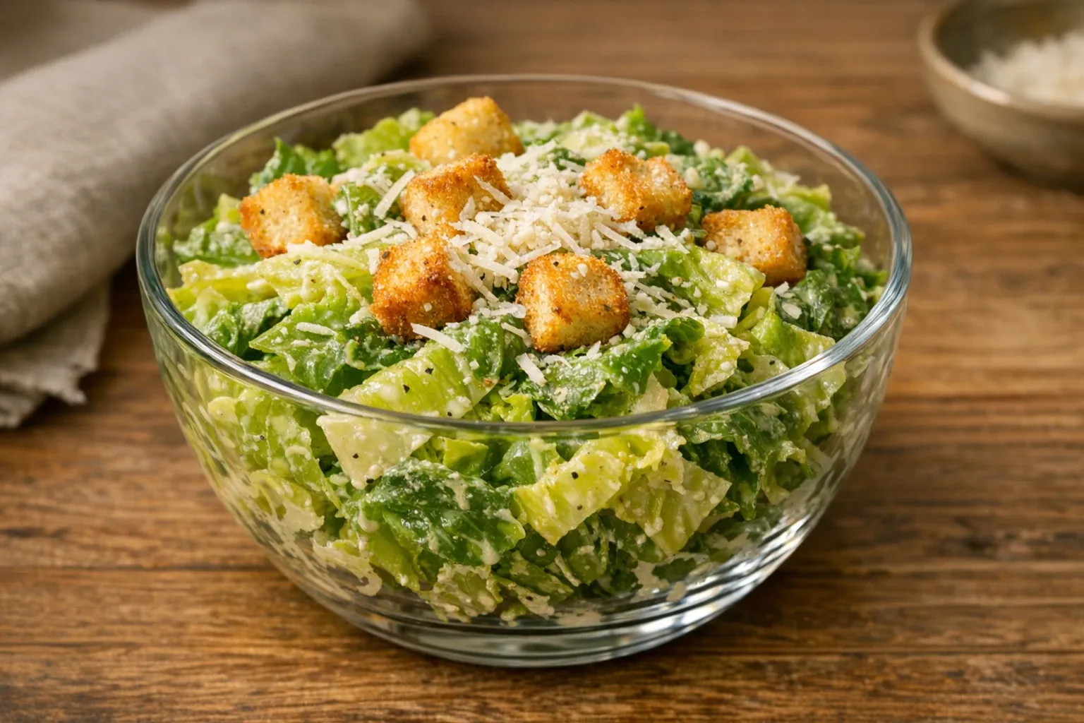 Classic Caesar Salad with Homemade Dressing