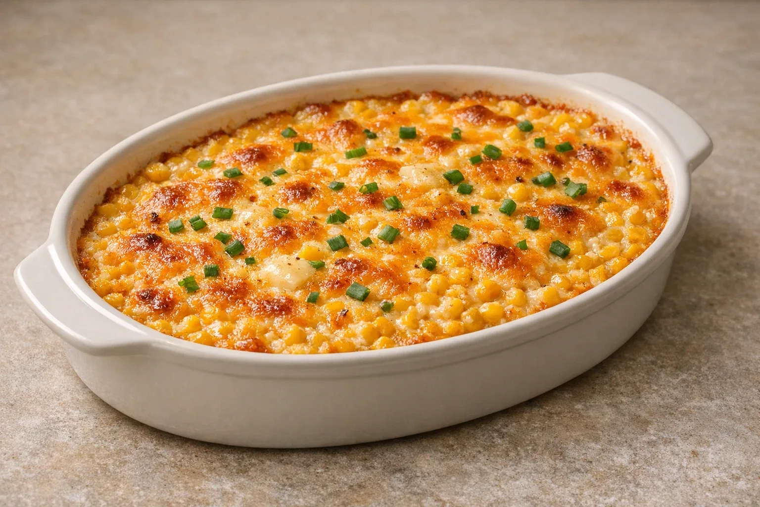 Southern Style Creamed Corn and Cheddar Casserole