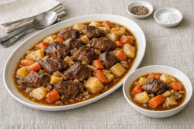 Southern-Style Braised Beef with Root Vegetables
