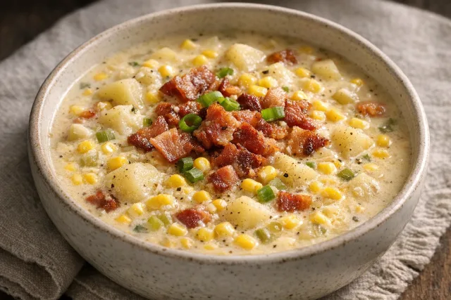 Creamy American Corn Chowder
