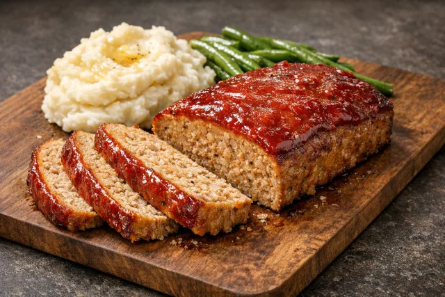 Classic Turkey Meatloaf with Tomato Glaze