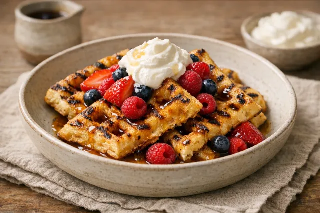 Easy Southern Grilled Buttermilk Waffles