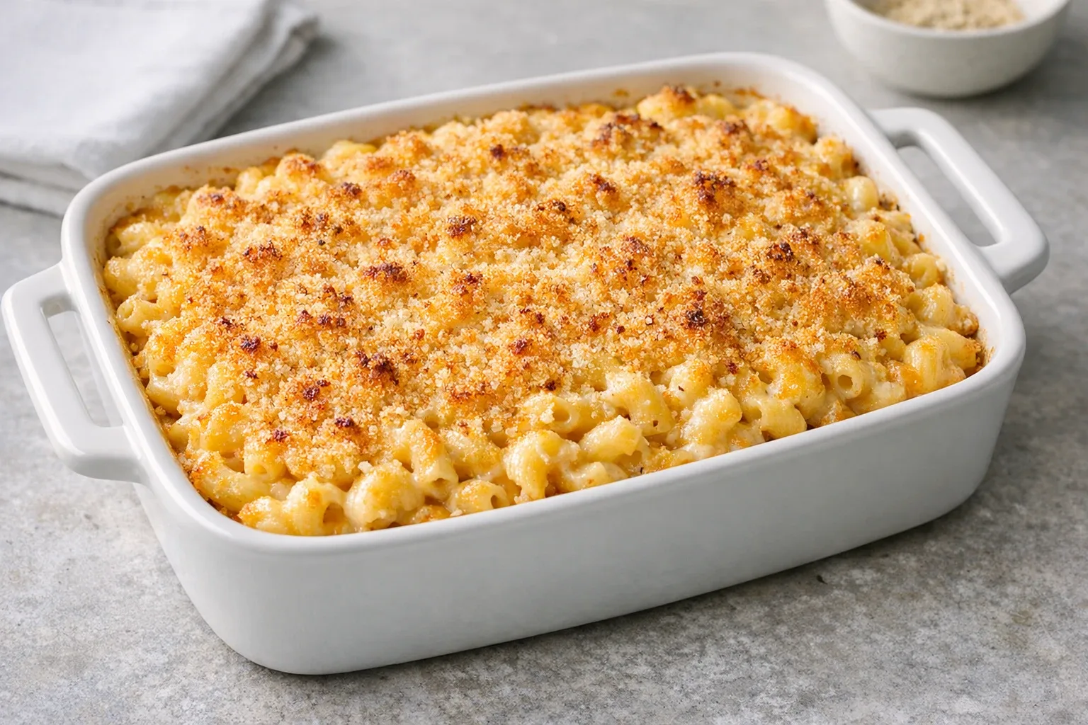 Easy Baked Classic Macaroni and Cheese