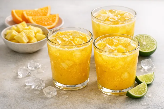Pineapple Lime Fresh Orange Juice Blend