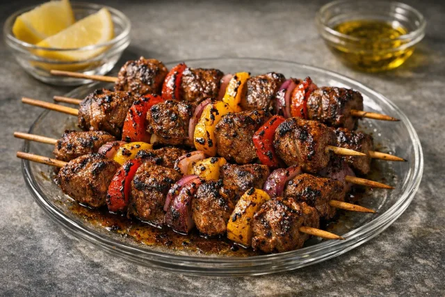 Quick & Easy Cajun-Spiced Grilled Lamb Kabobs