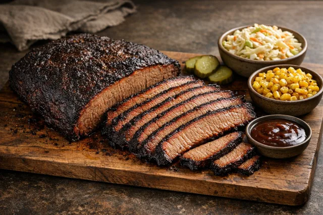 Classic Southern-Style Grilled Beef Brisket with Smoky Rub