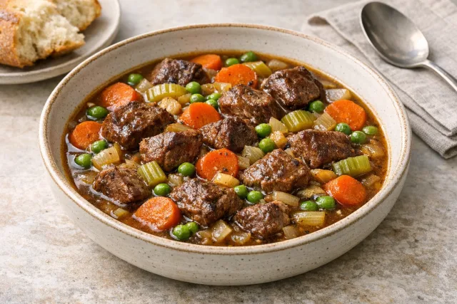 Homestyle Braised Beef Chuck and Vegetable Stew