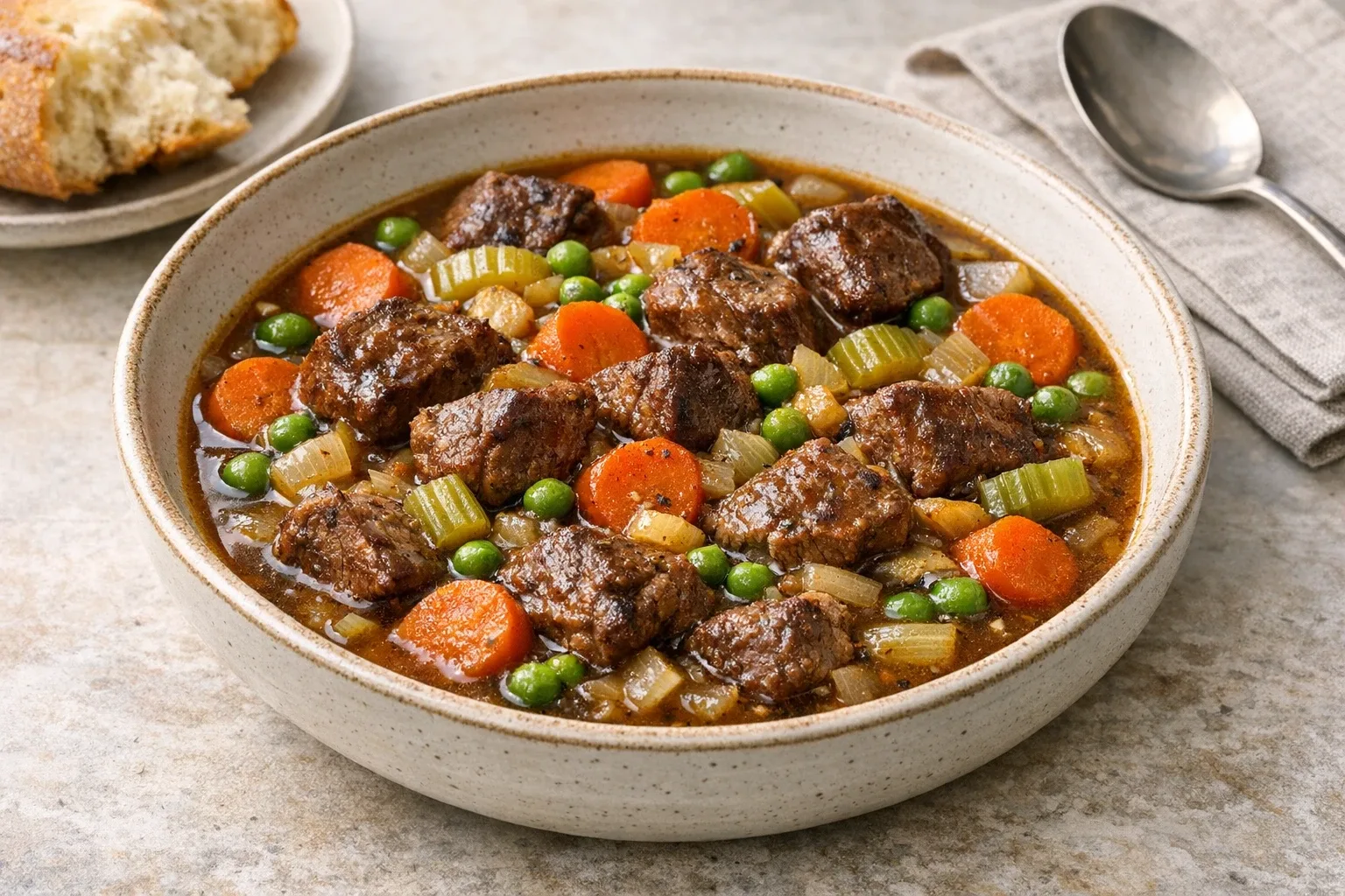 Homestyle Braised Beef Chuck and Vegetable Stew