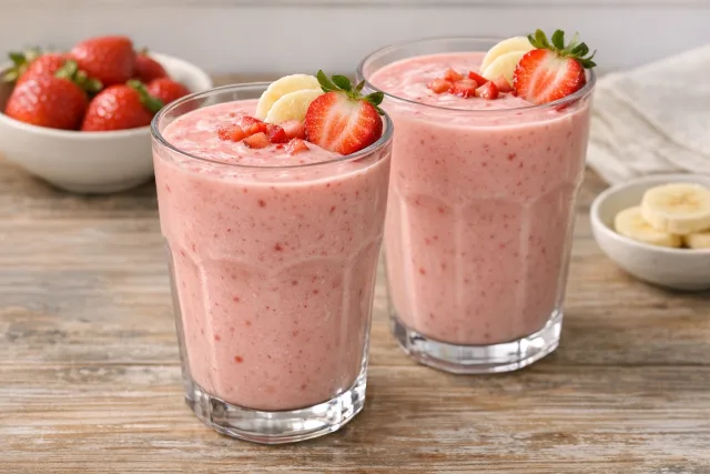 Strawberry Banana Yogurt Smoothie