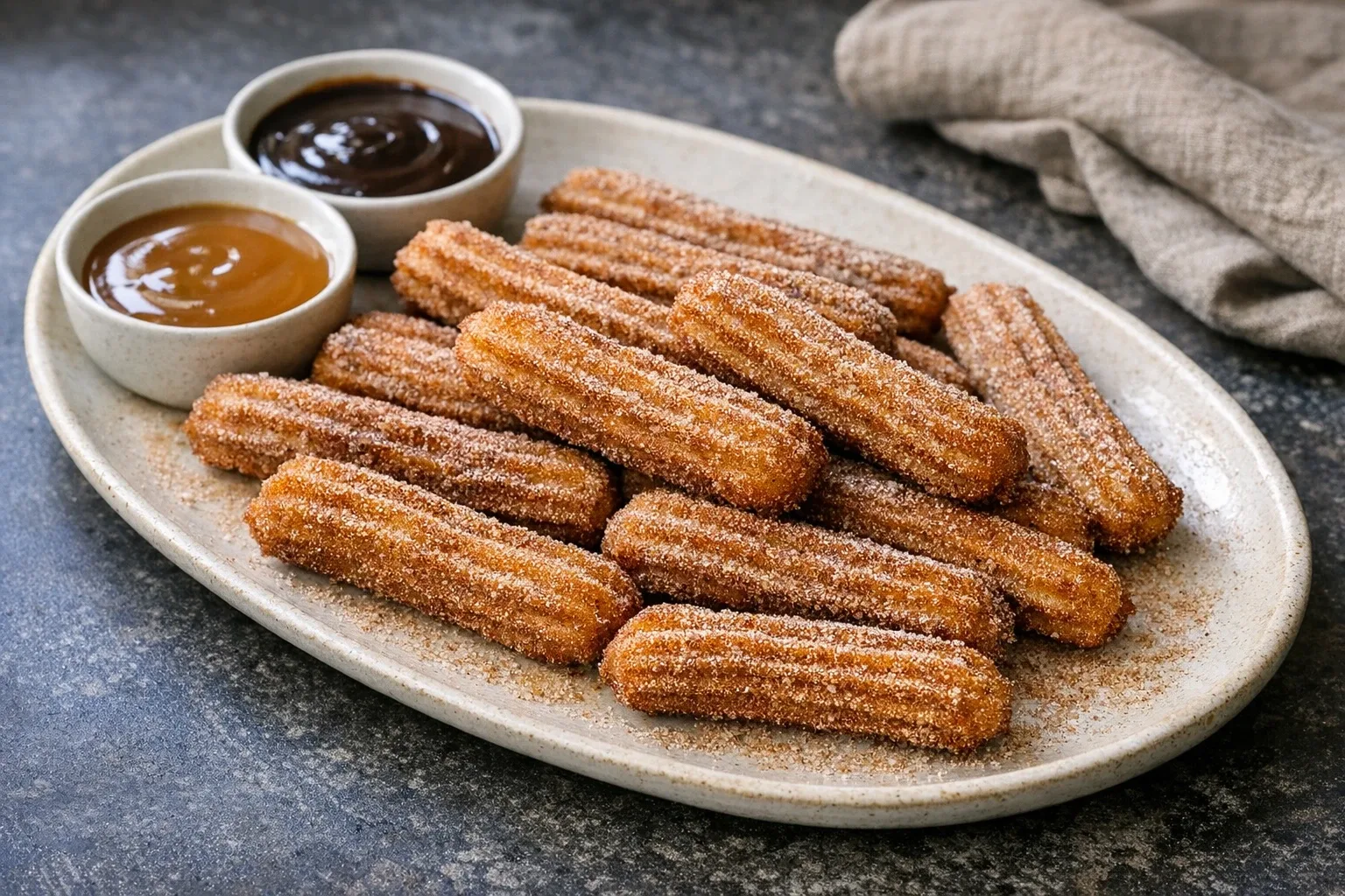 Classic American Cinnamon Sugar Churros