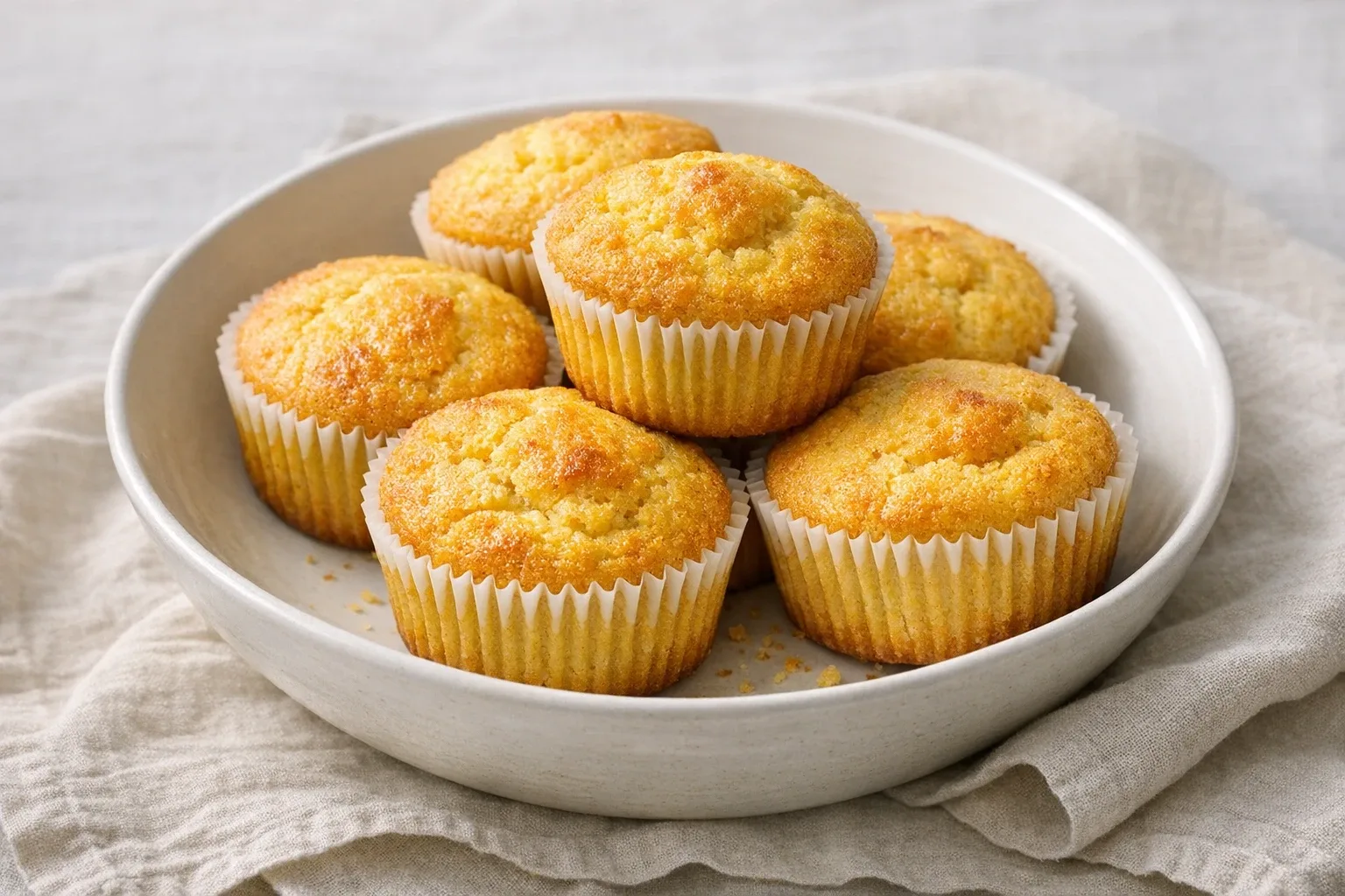 Southern Style Buttermilk Cornbread Muffins