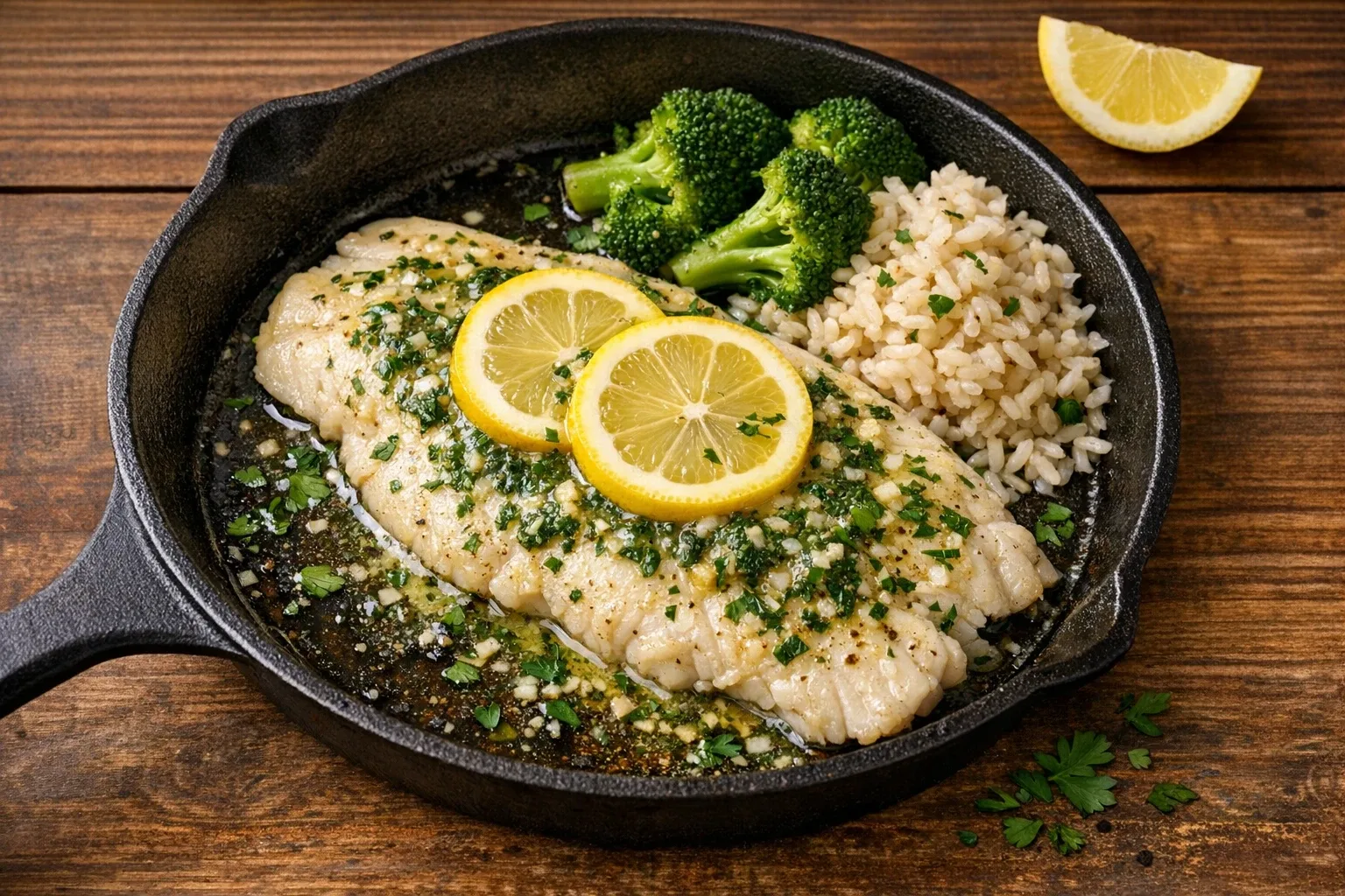 Steamed Southern-Style Catfish with Herb Butter