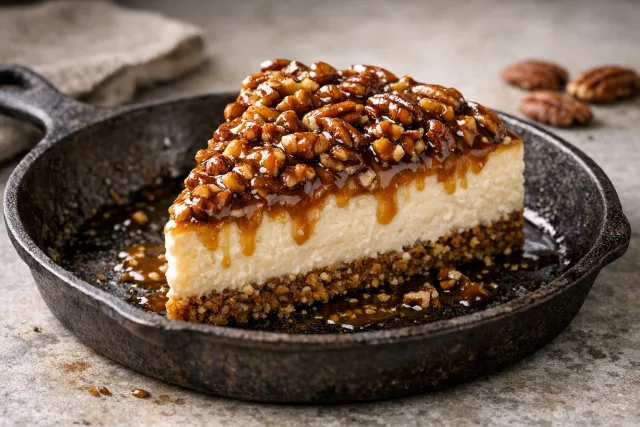 No-Bake Southern Pecan Pie Cheesecake