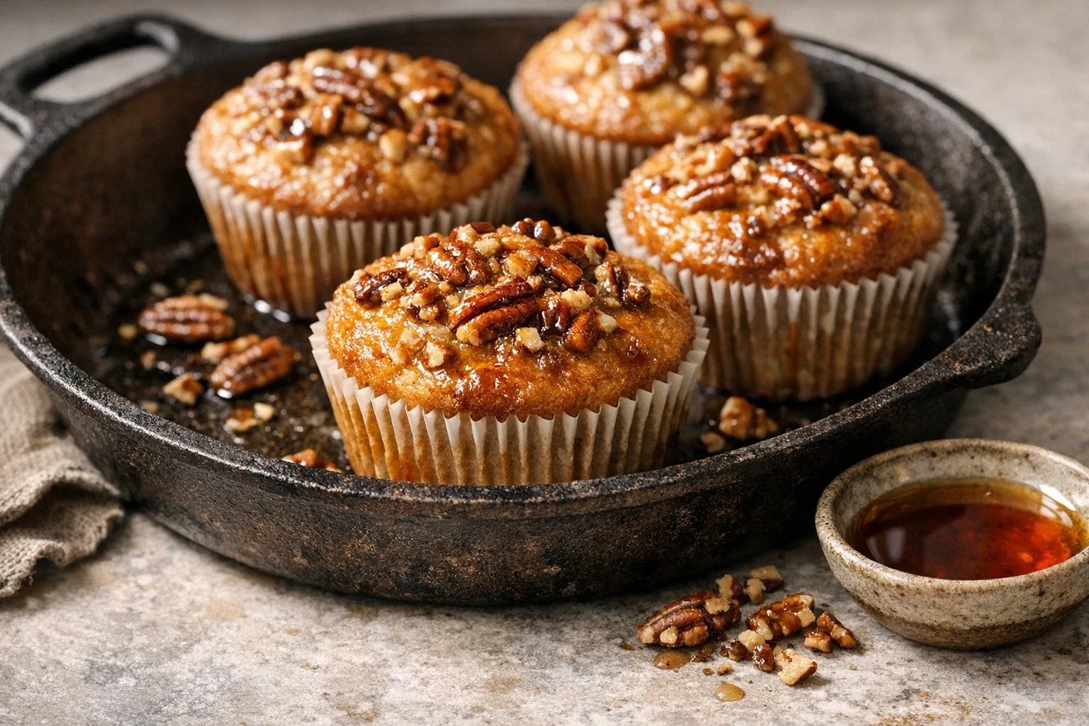Maple Pecan Breakfast Muffins