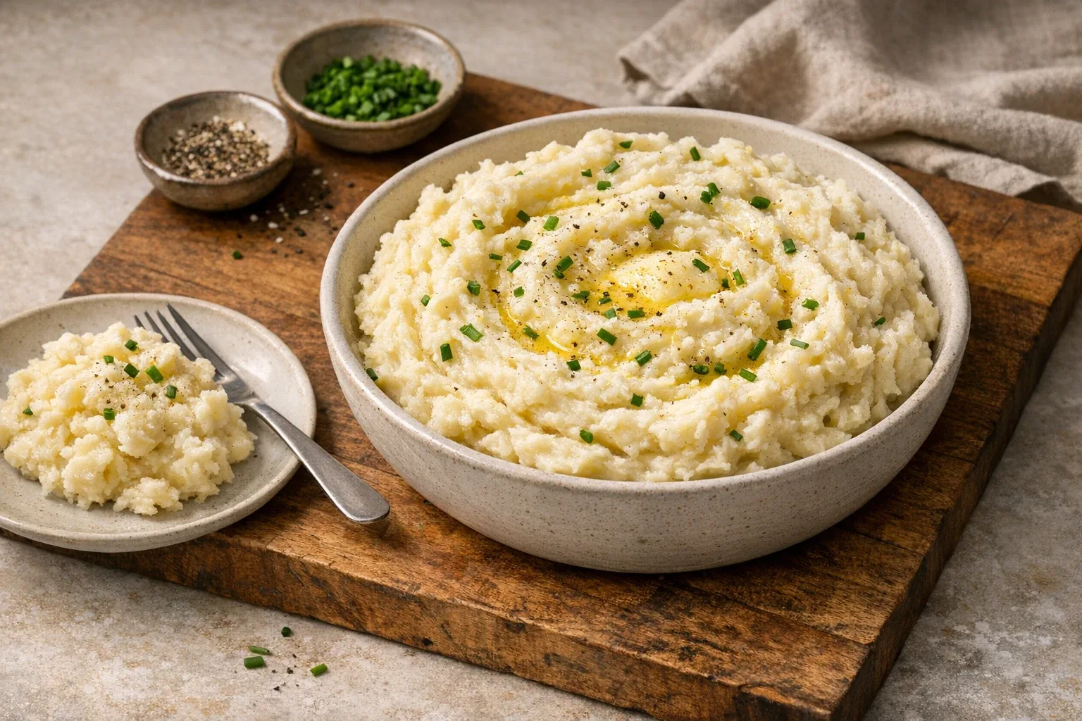 Easy Southern-Style Garlic Buttermilk Mashed Potatoes with Chives