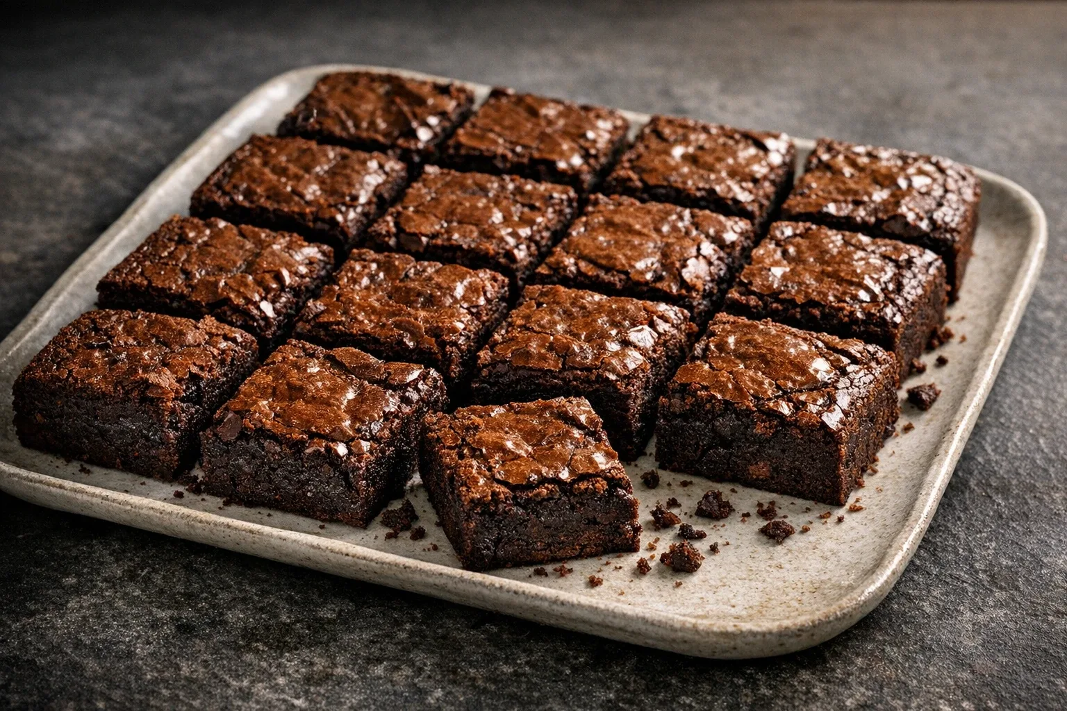 Classic American Chocolate Fudge Brownies
