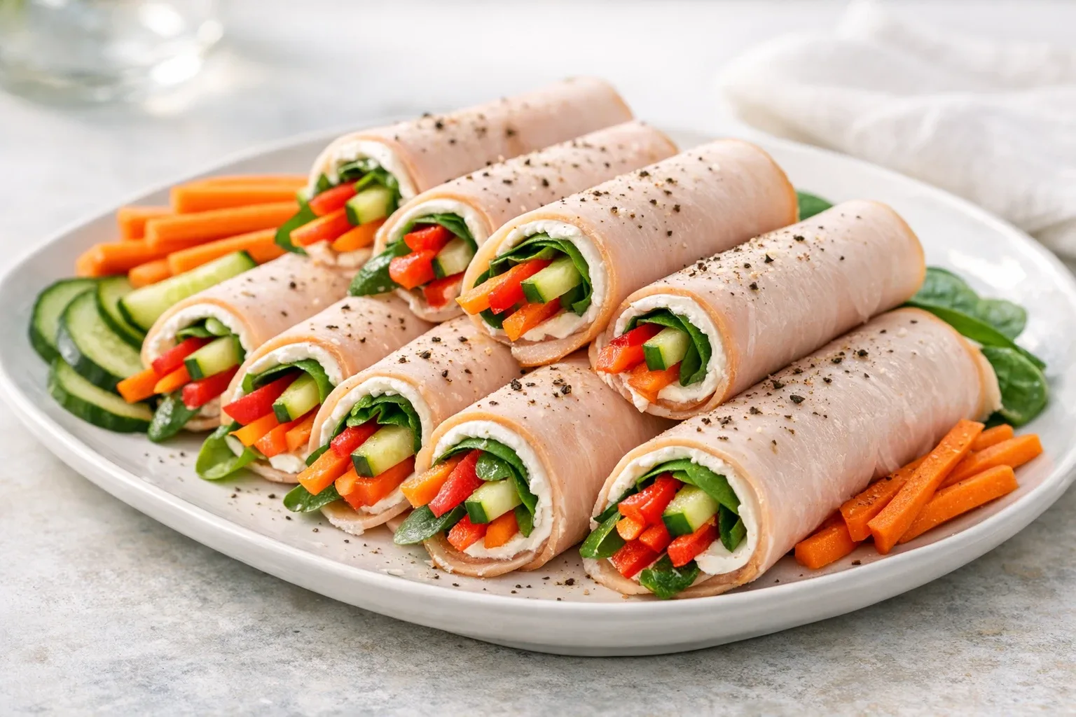 Easy No-Cook Turkey Roll-Ups for Quick Lunch