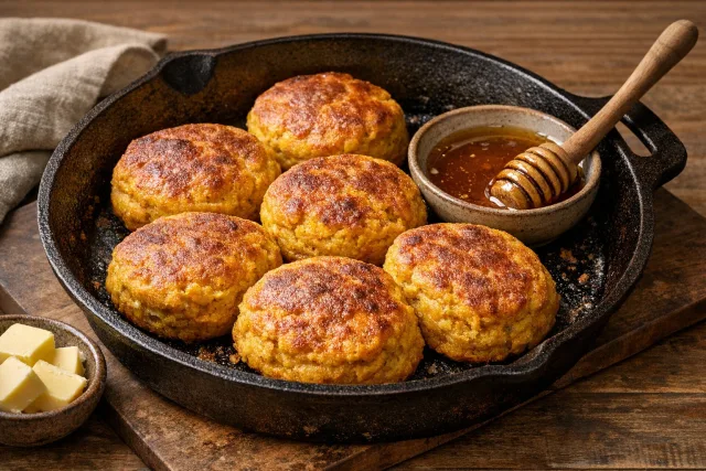 Skillet Southern Pumpkin Biscuits
