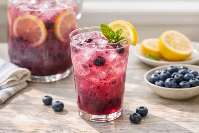 Classic American Blueberry Lemonade