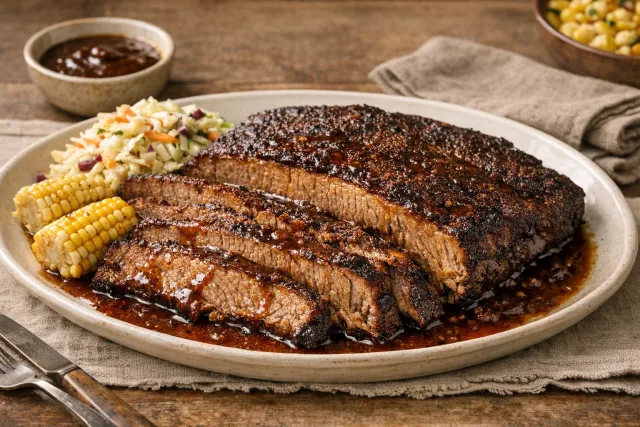 Slow Cooker Classic Southern Barbecue Beef Brisket with Smoky Rub