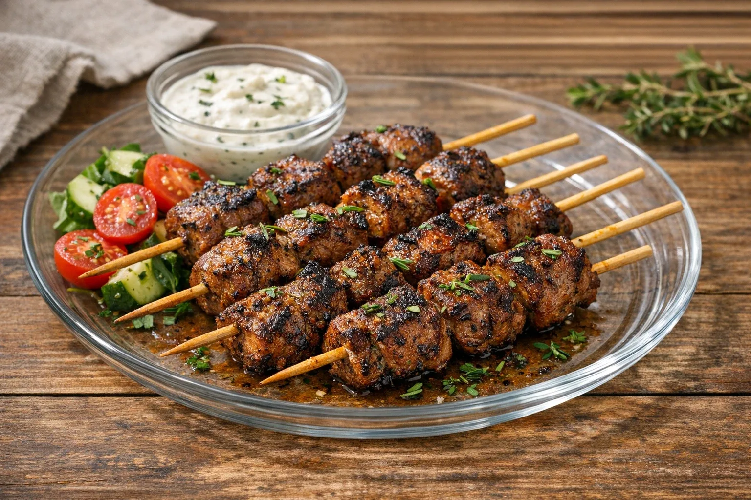Quick and Easy Cajun-Spiced Grilled Lamb Skewers with Fresh Herbs