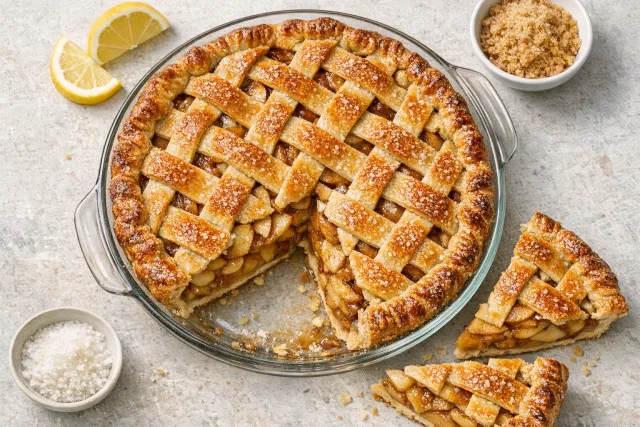 Advanced Cinnamon Apple Pie with Handmade Lattice Crust