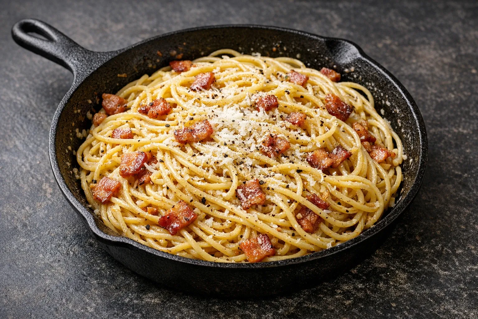 Classic American Spaghetti Carbonara