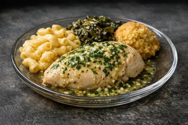 Pressure Cooker Southern-Style Brined Chicken Breast with Herb Butter