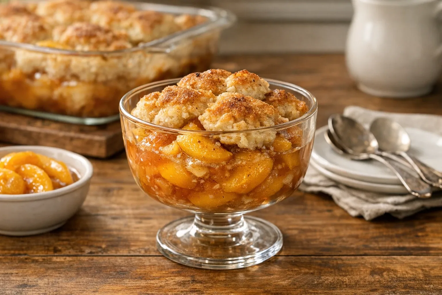 Southern Style Peach Cobbler