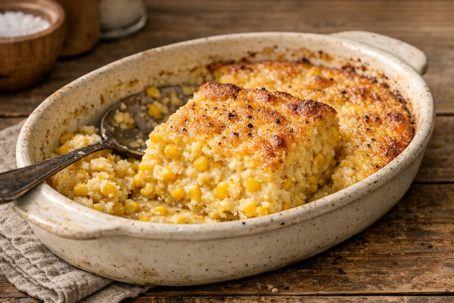 Midwestern Sweet Corn Pudding