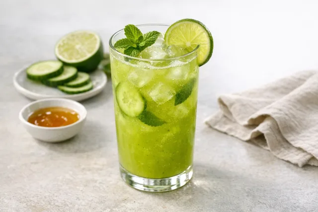 Refreshing Fresh Cucumber Limeade