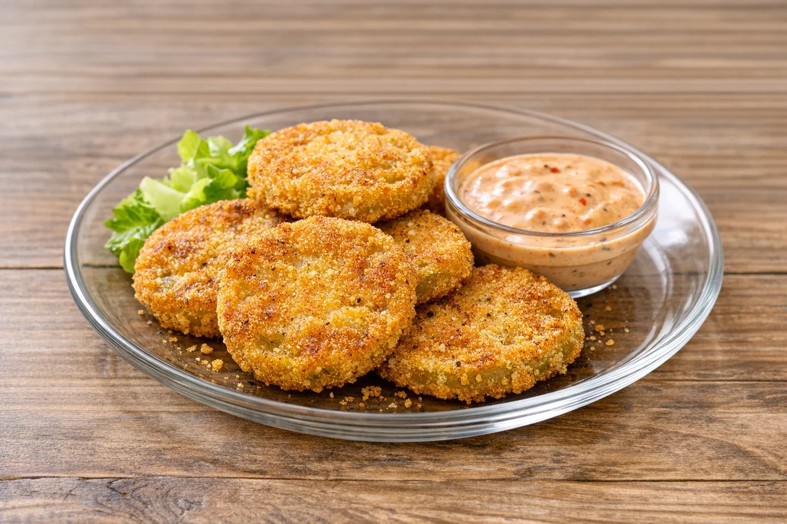 Air Fryer Southern Fried Green Tomatoes with Spicy Remoulade