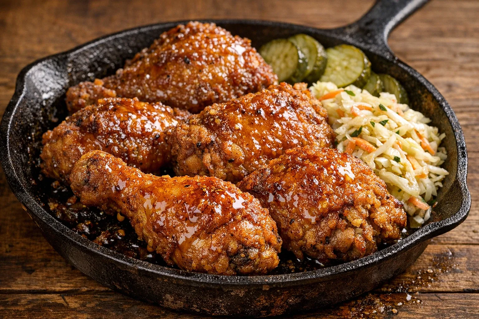 Honey Glazed Southern Fried Chicken