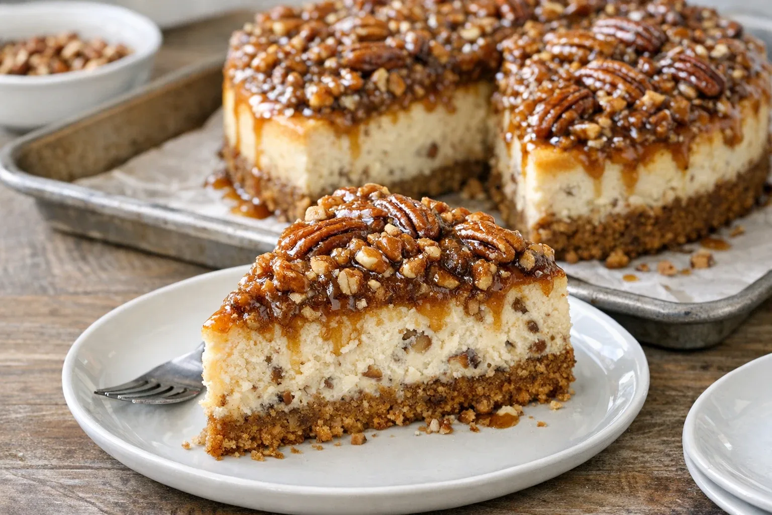 Southern-Style Pecan Pie Cheesecake