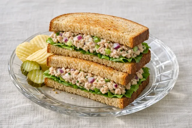 Classic American Tuna Salad Sandwich