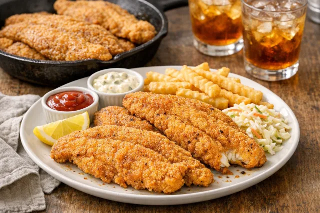 Crispy Southern Fried Catfish Fillets