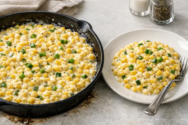 Southern-Style Creamed Sweet Corn with Jalapenos