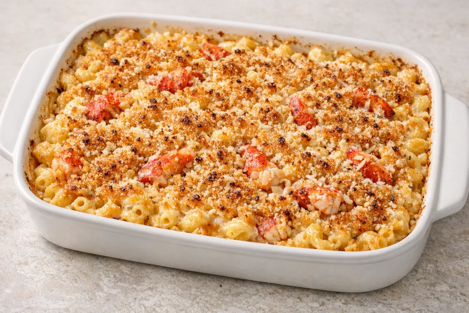 Classic Baked Lobster Mac and Cheese
