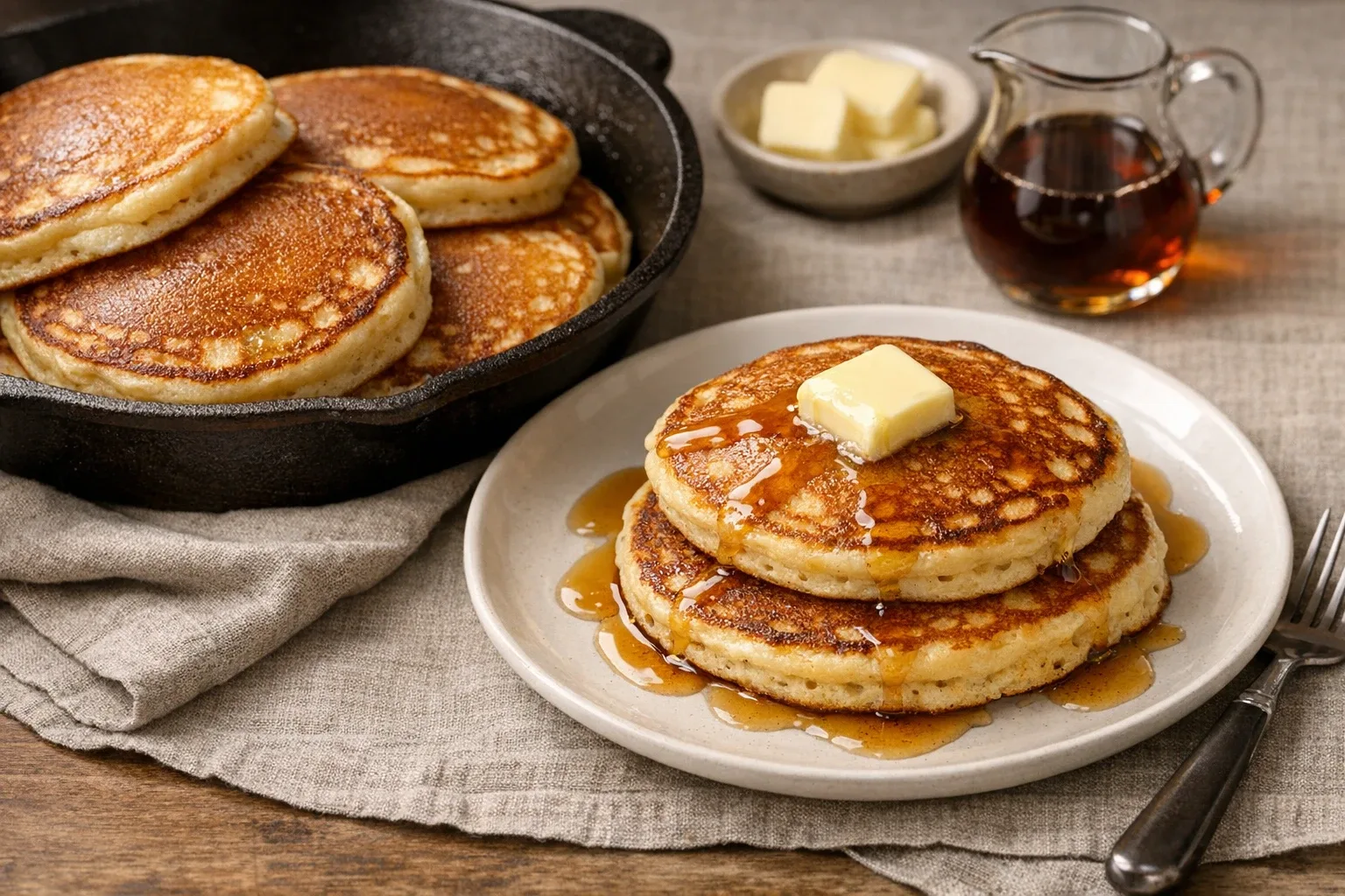 Southern Style Buttermilk Pancakes