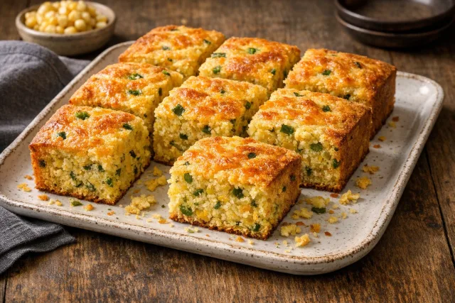 Classic Cornbread with Jalapeño and Cheddar