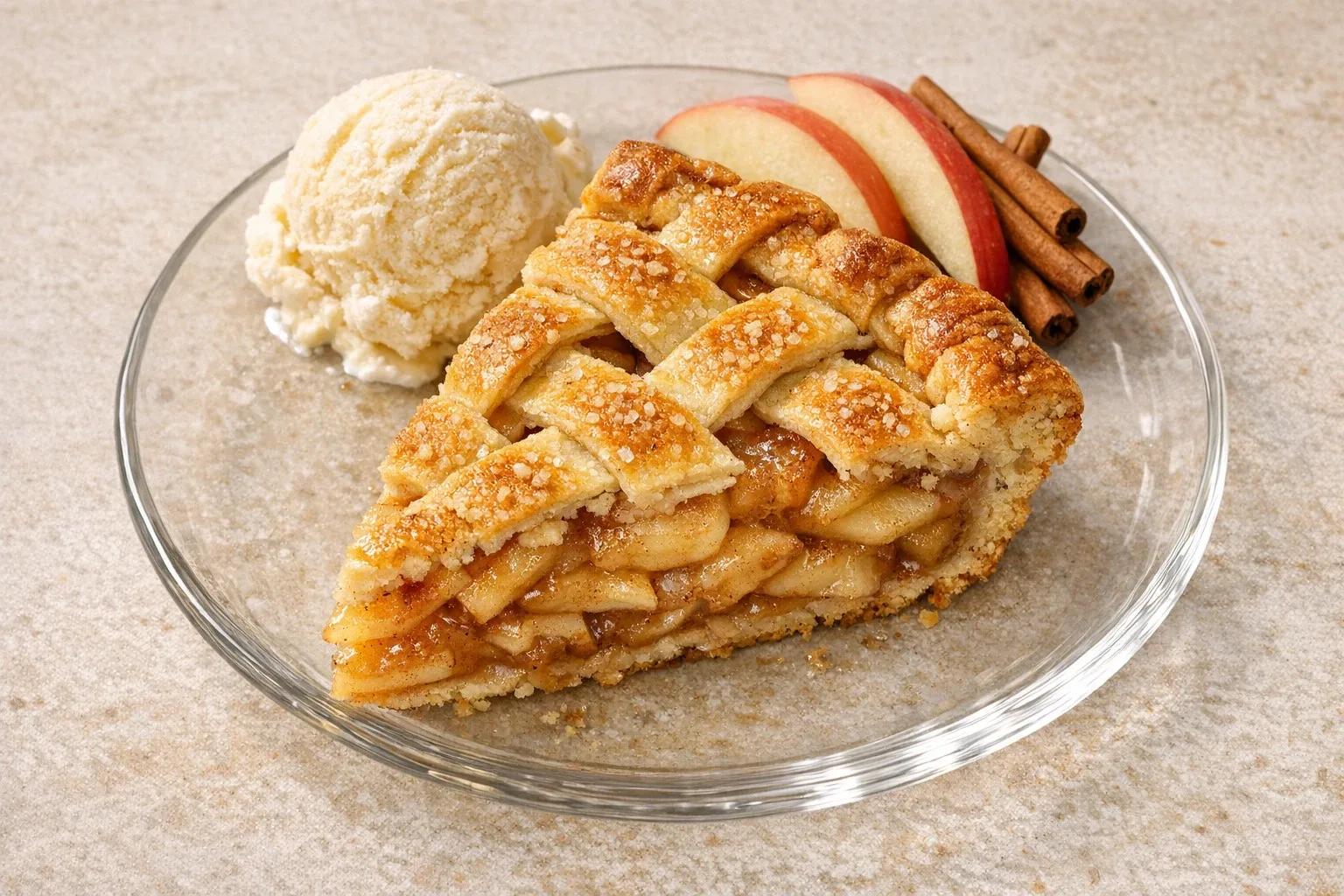 Rustic Cinnamon Apple Pie with Handmade Lattice Crust