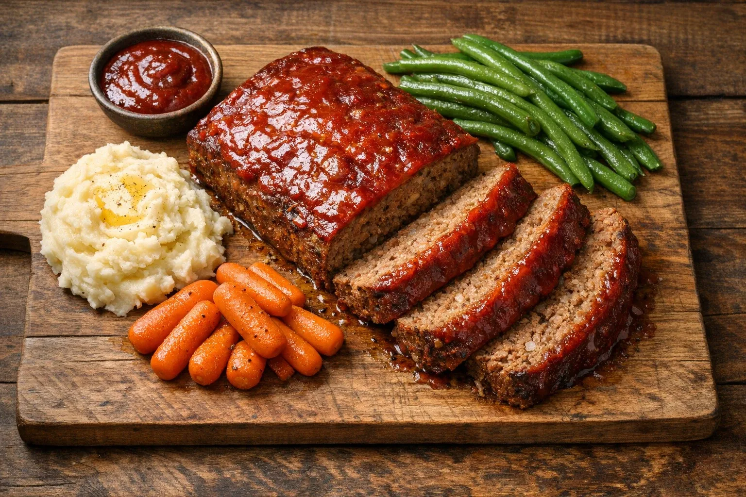 Classic Meatloaf with Tangy Tomato Glaze