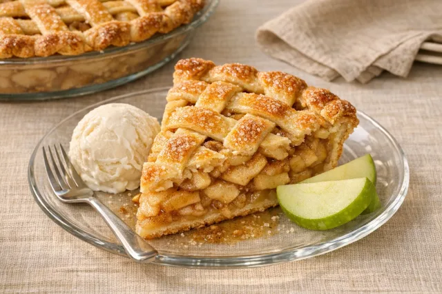 Classic Cinnamon Apple Pie with Homemade Lattice Crust