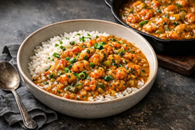 Authentic Louisiana Crawfish Étouffée