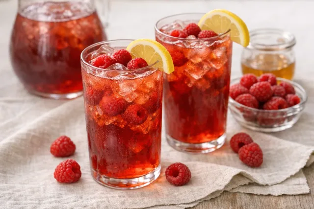 Refreshing Raspberry Iced Tea