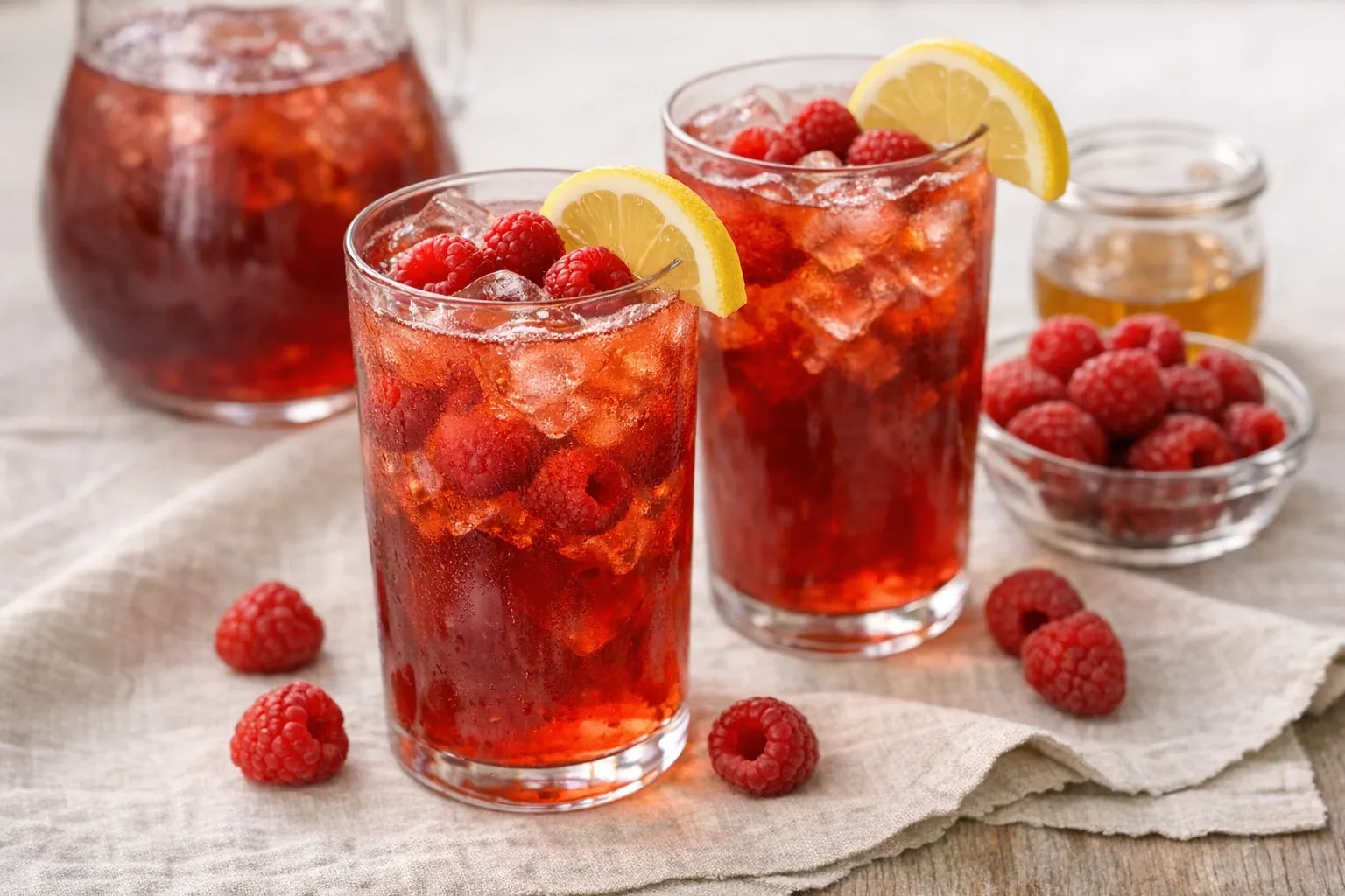Refreshing Raspberry Iced Tea