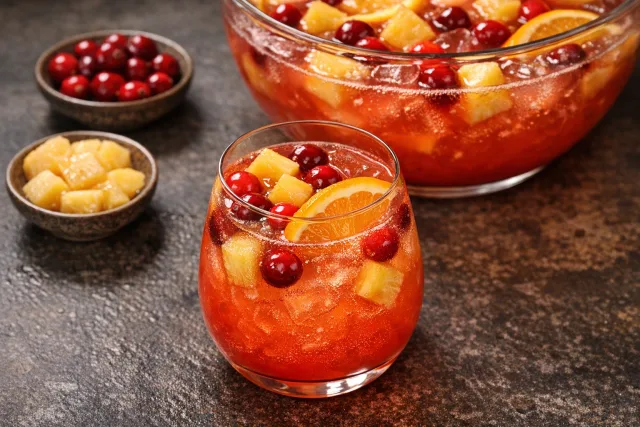 Orange Cranberry Pineapple Fruit Punch